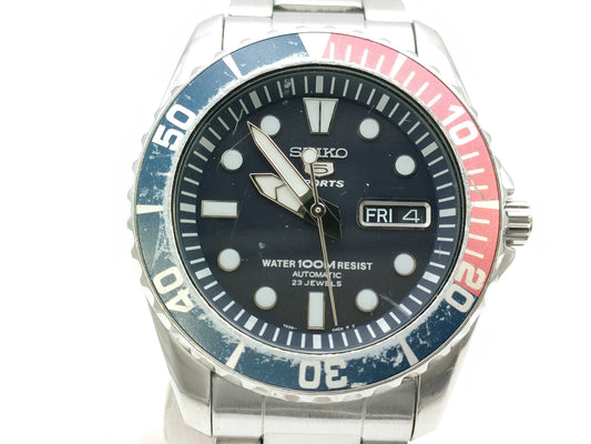 SEIKO 7S36-03C0 190218 Automatic Black Dial Men's Watch