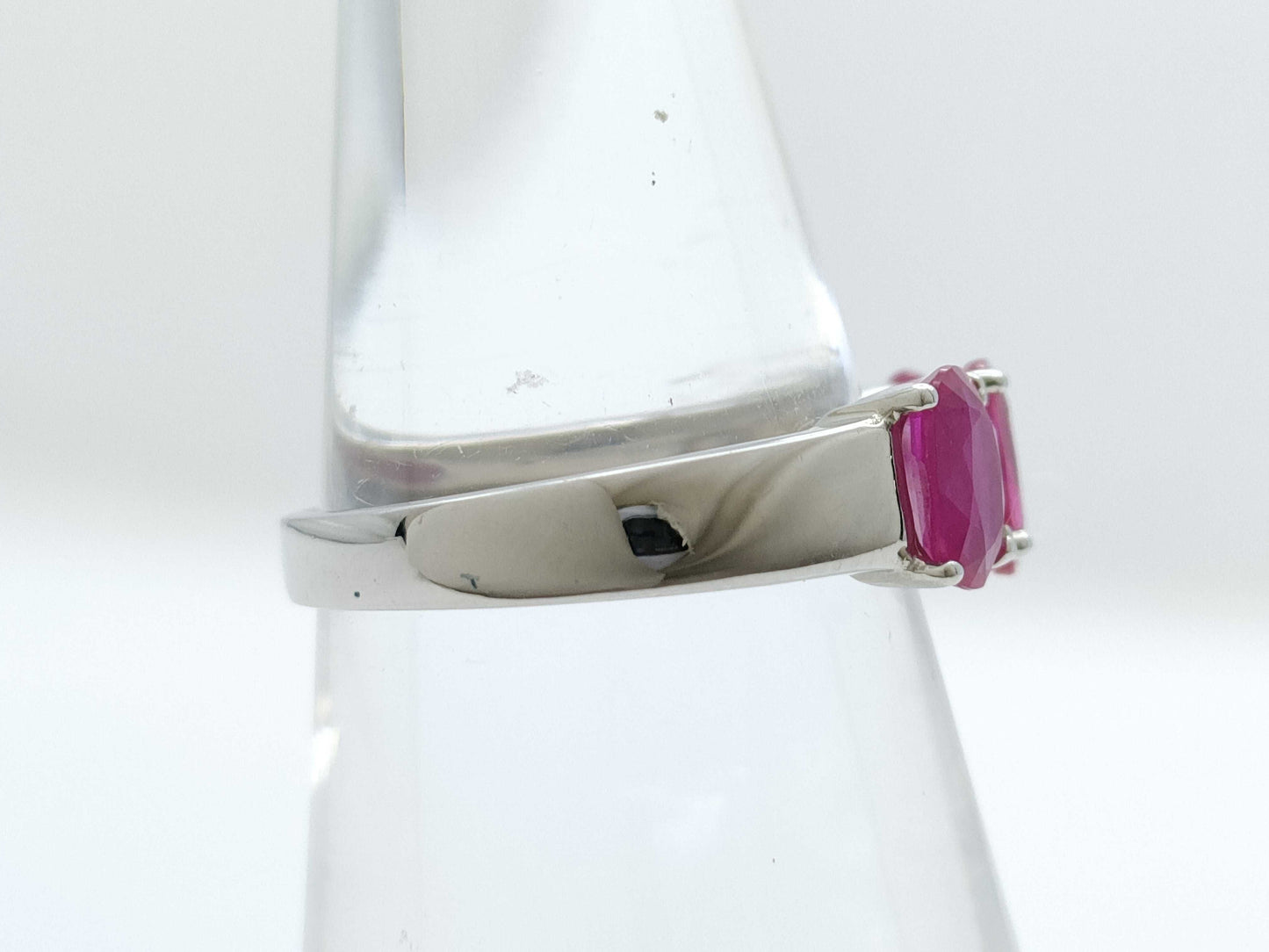 R1.50ct D0.20ct K18WG 4.5g Ring 