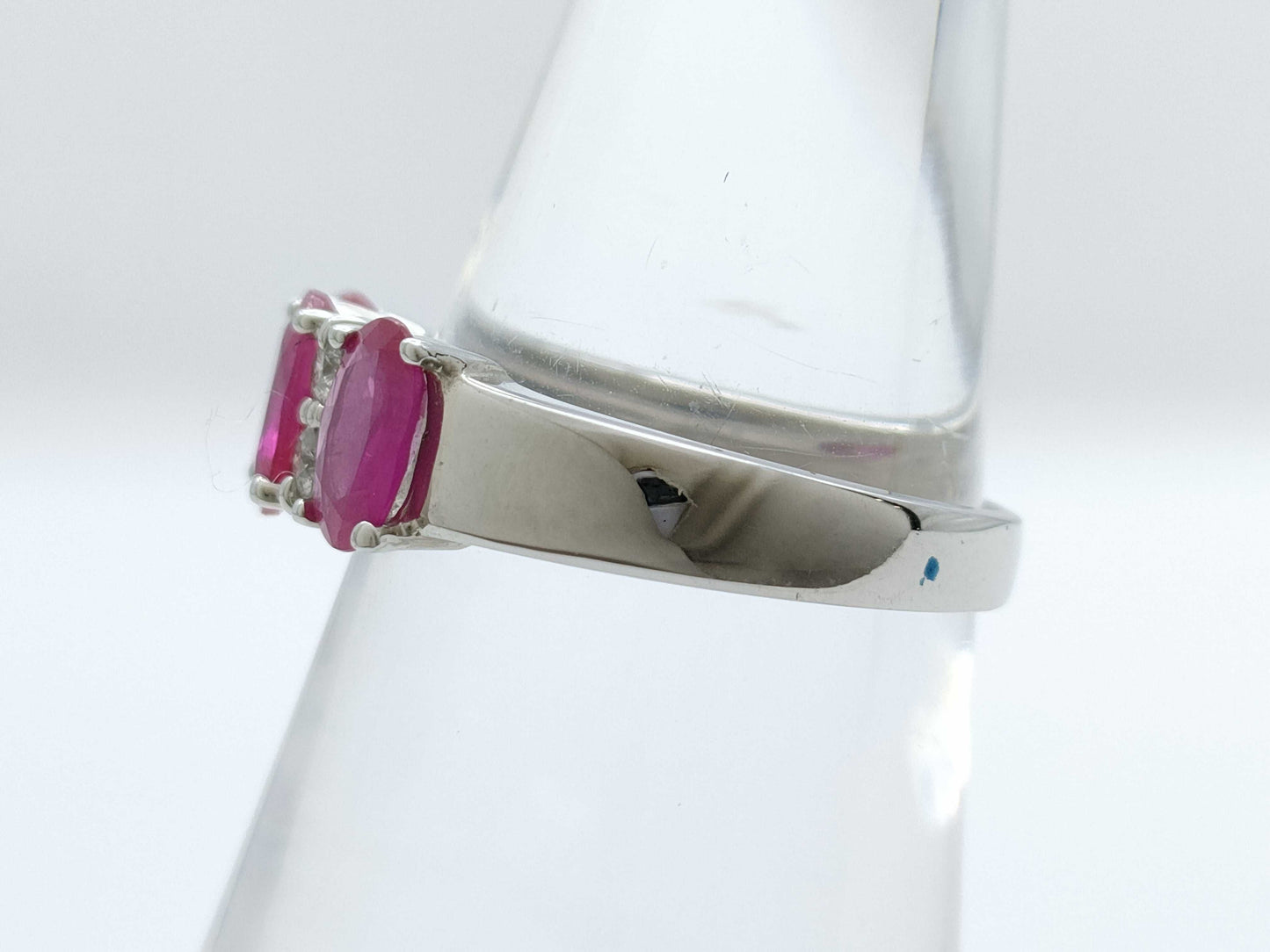 R1.50ct D0.20ct K18WG 4.5g Ring 