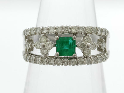 E0.34ct D0.70ct PT900 7.0g Ring 