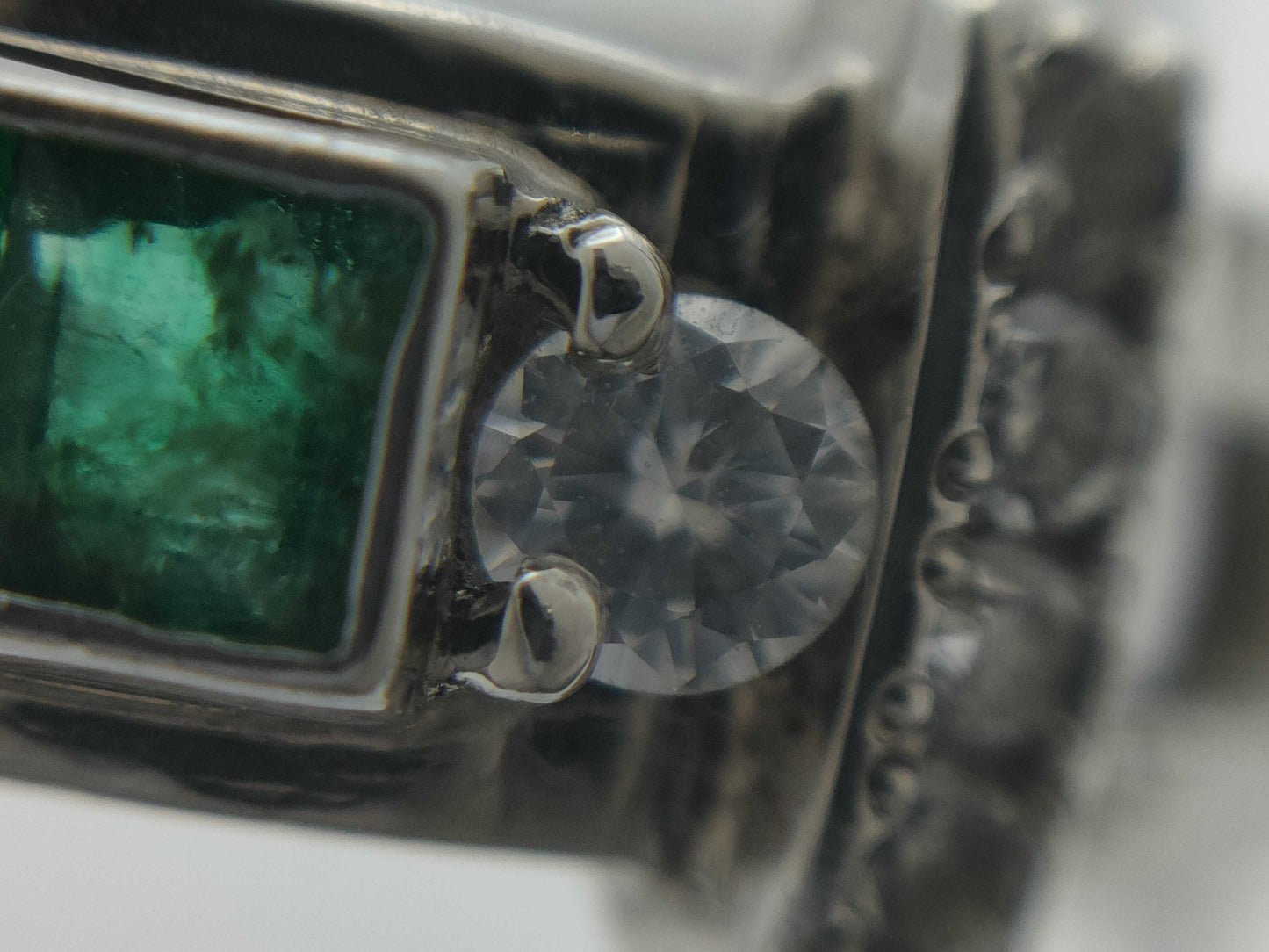 E0.26ct D0.10/0.08ct PT900 4.4g Ring 