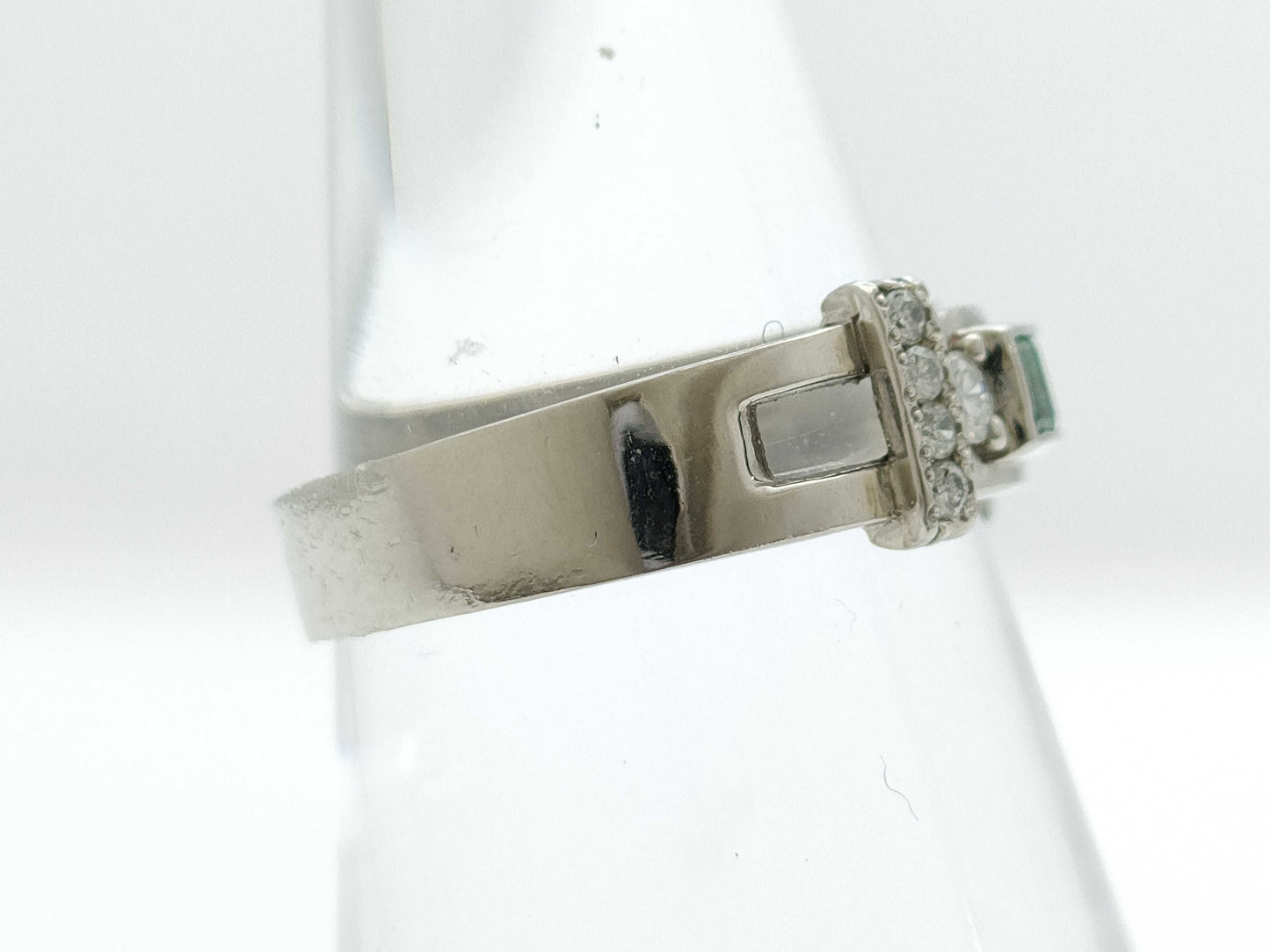 E0.26ct D0.10/0.08ct PT900 4.4g Ring 