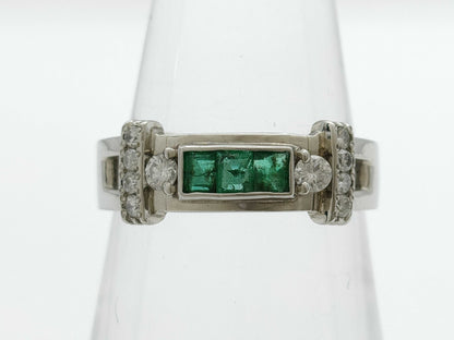 E0.26ct D0.10/0.08ct PT900 4.4g Ring 