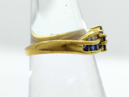 S 0.65ct D 0.13ct K18 4.4g Ring 