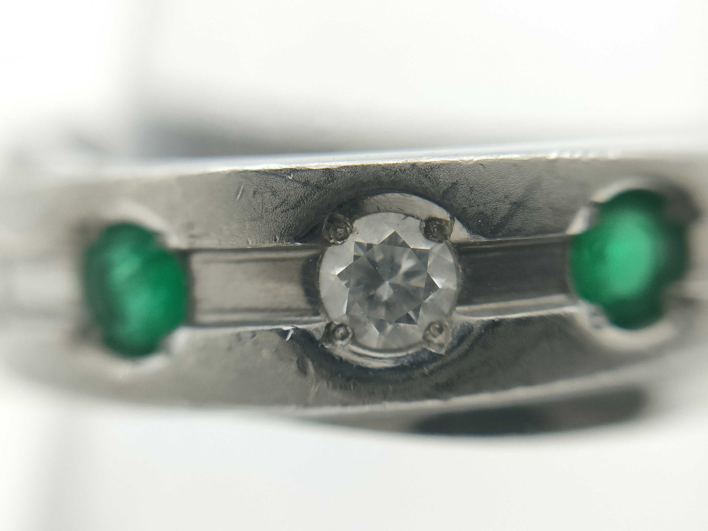 E0.14ct D0.10ct PT900 4.2g Ring 