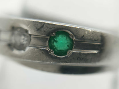 E0.14ct D0.10ct PT900 4.2g Ring 