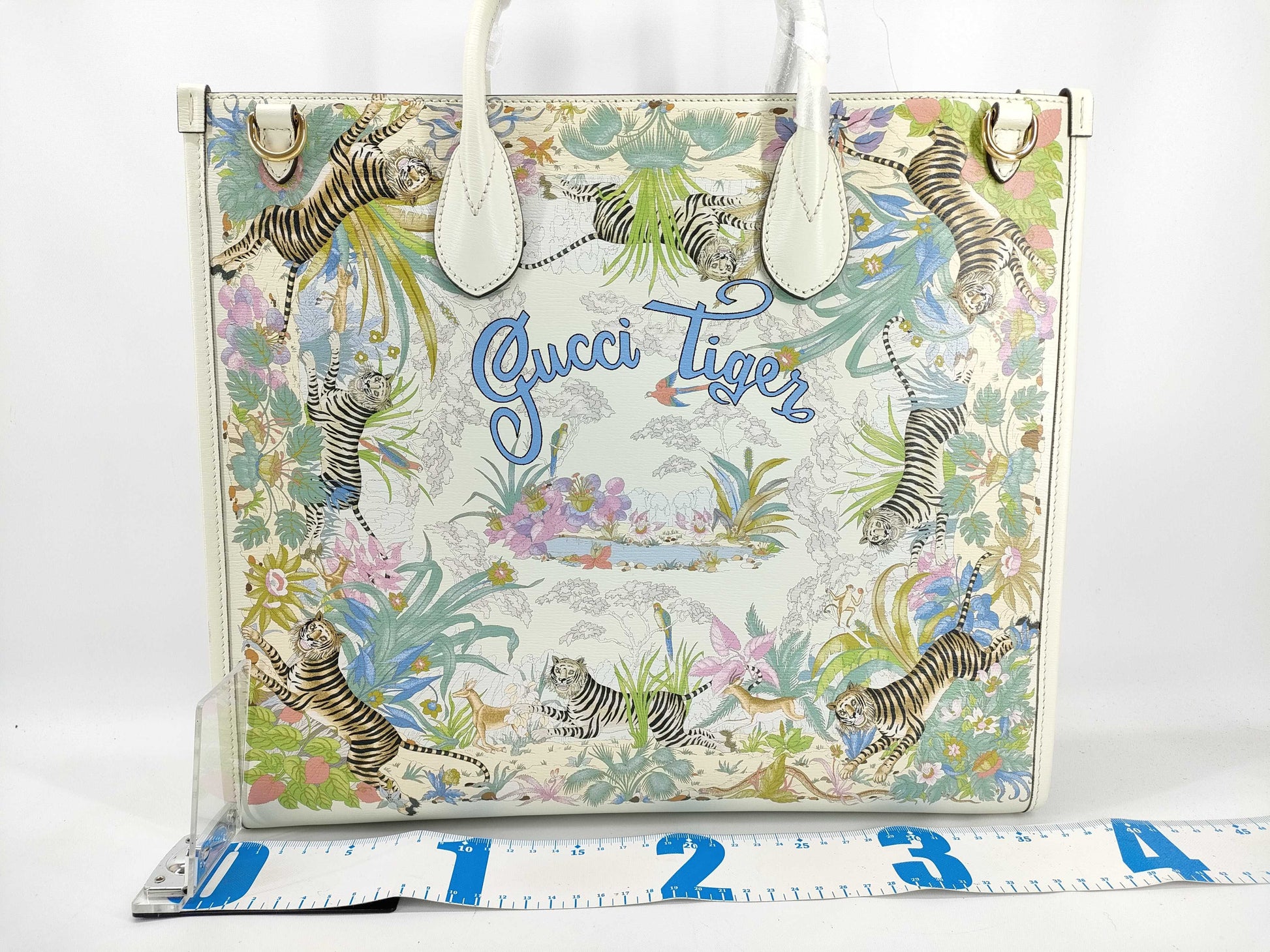 GUCCI Tiger Medium Tote Bag 687827 Multicolor Tote Bag