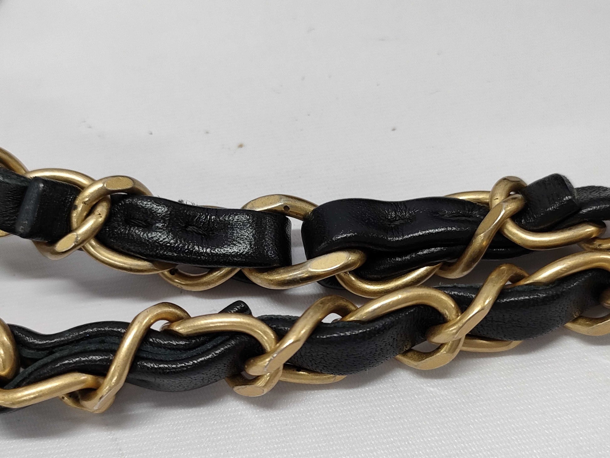 CHANEL CHANEL Shiny Calfskin Handbag Black/GP Shoulder Bag