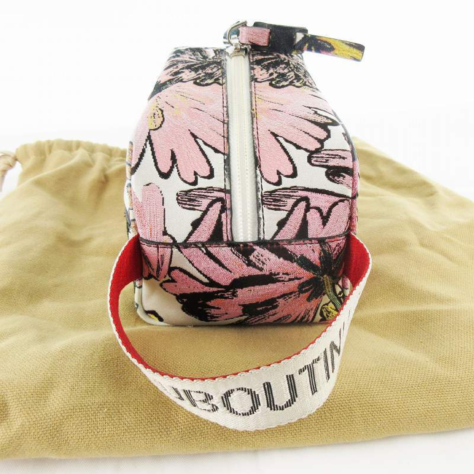 Christian Louboutin Blaster Studs, Spikes, Floral Print Handbag, Clutch Bag, Second Bag