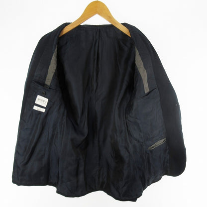 ARMANI COLLEZIONI Armani Collezioni Tailored Jacket, Fully Lined, 2B, Medium, Navy, Size 50, Giorgio Armani Japan Co., Ltd. Jacket