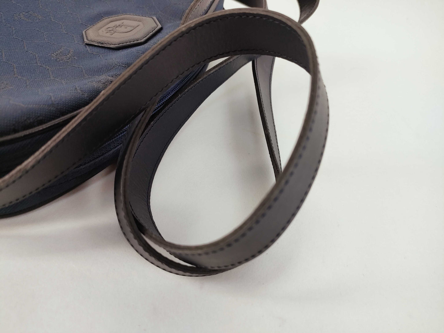 Dior Christian Dior Honeycomb Leather Shoulder Bag