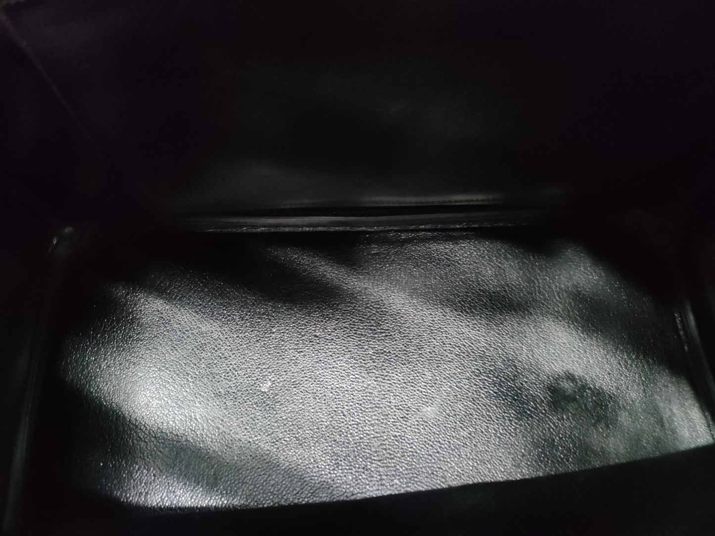 HERMES Birkin 35 □B Stamp Ardennes Black Handbag