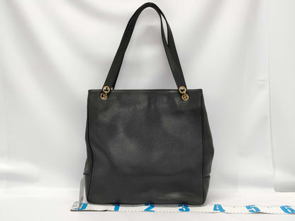CHANEL Caviar Skin Deka Coco Mark Tote Bag
