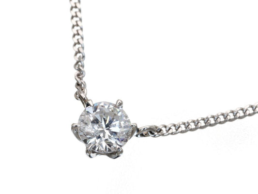 D0.62ct Pt900/Pt850 3.7g Necklace 