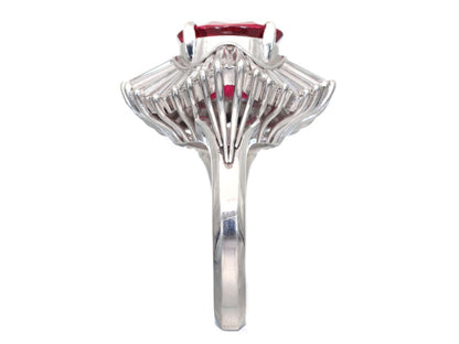 R3.69ct D2.32ct Pt900 10.2g Ring 