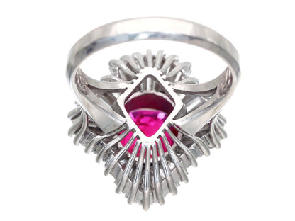 R3.69ct D2.32ct Pt900 10.2g Ring 