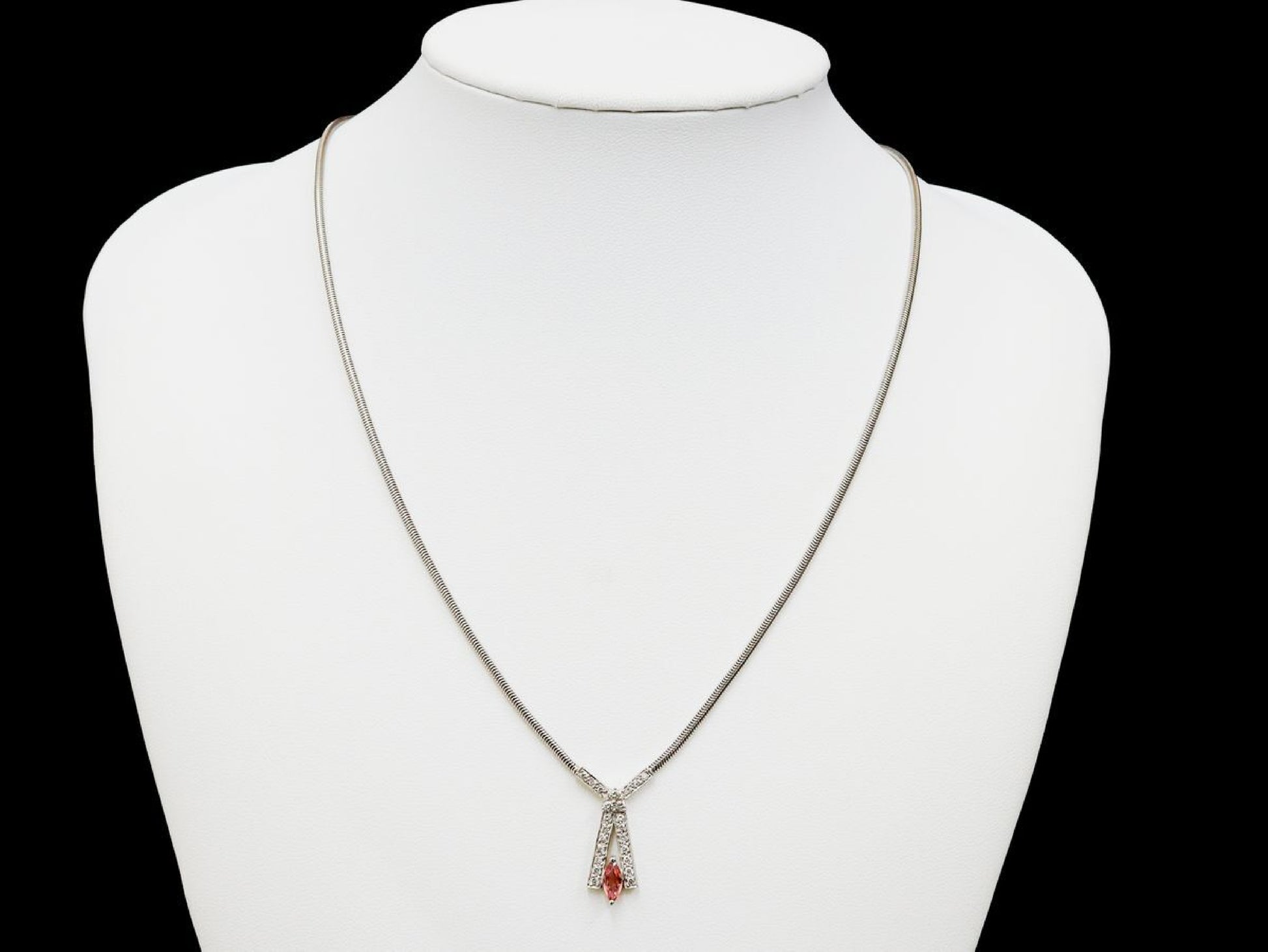 S0.30ct D0.30ct K18 11.3g Necklace 