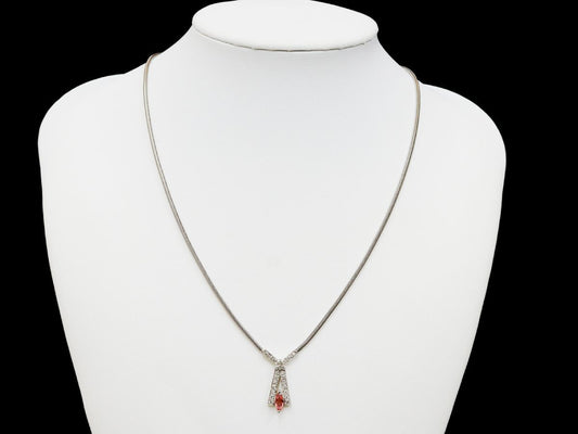 S0.30ct D0.30ct K18 11.3g Necklace 