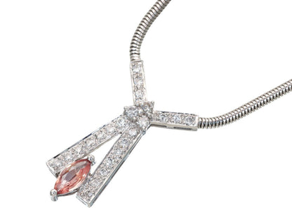 S0.30ct D0.30ct K18 11.3g Necklace 