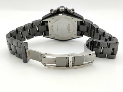 CHANEL J12 Chronograph H0940 DK27878 Black Dial Automatic Men's Watch