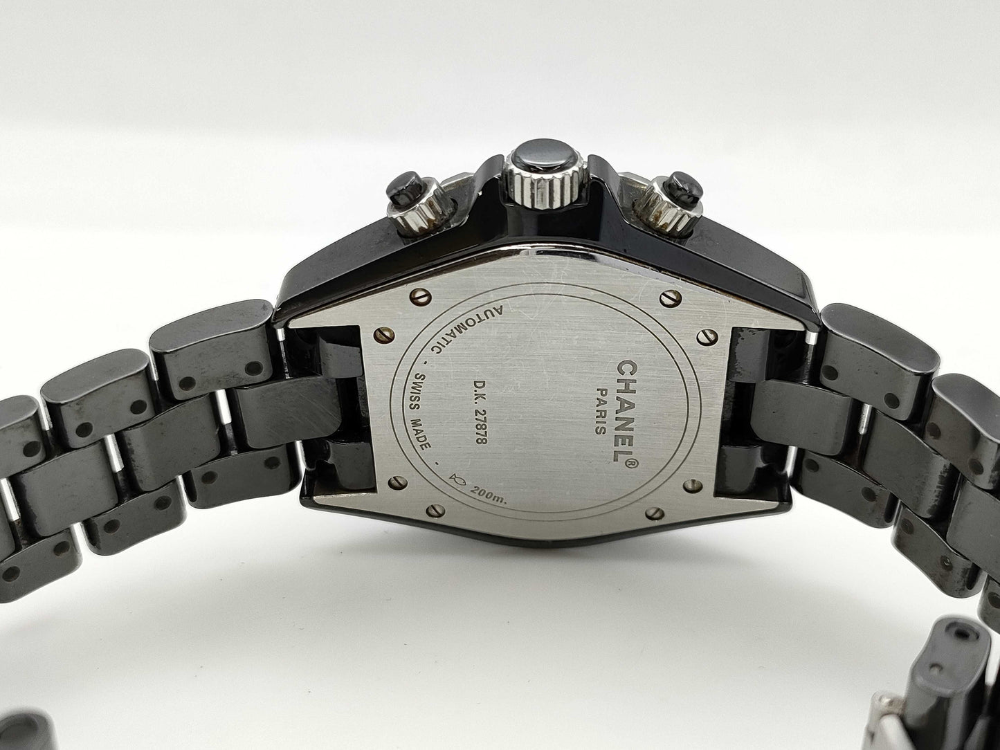 CHANEL J12 Chronograph H0940 DK27878 Black Dial Automatic Men's Watch