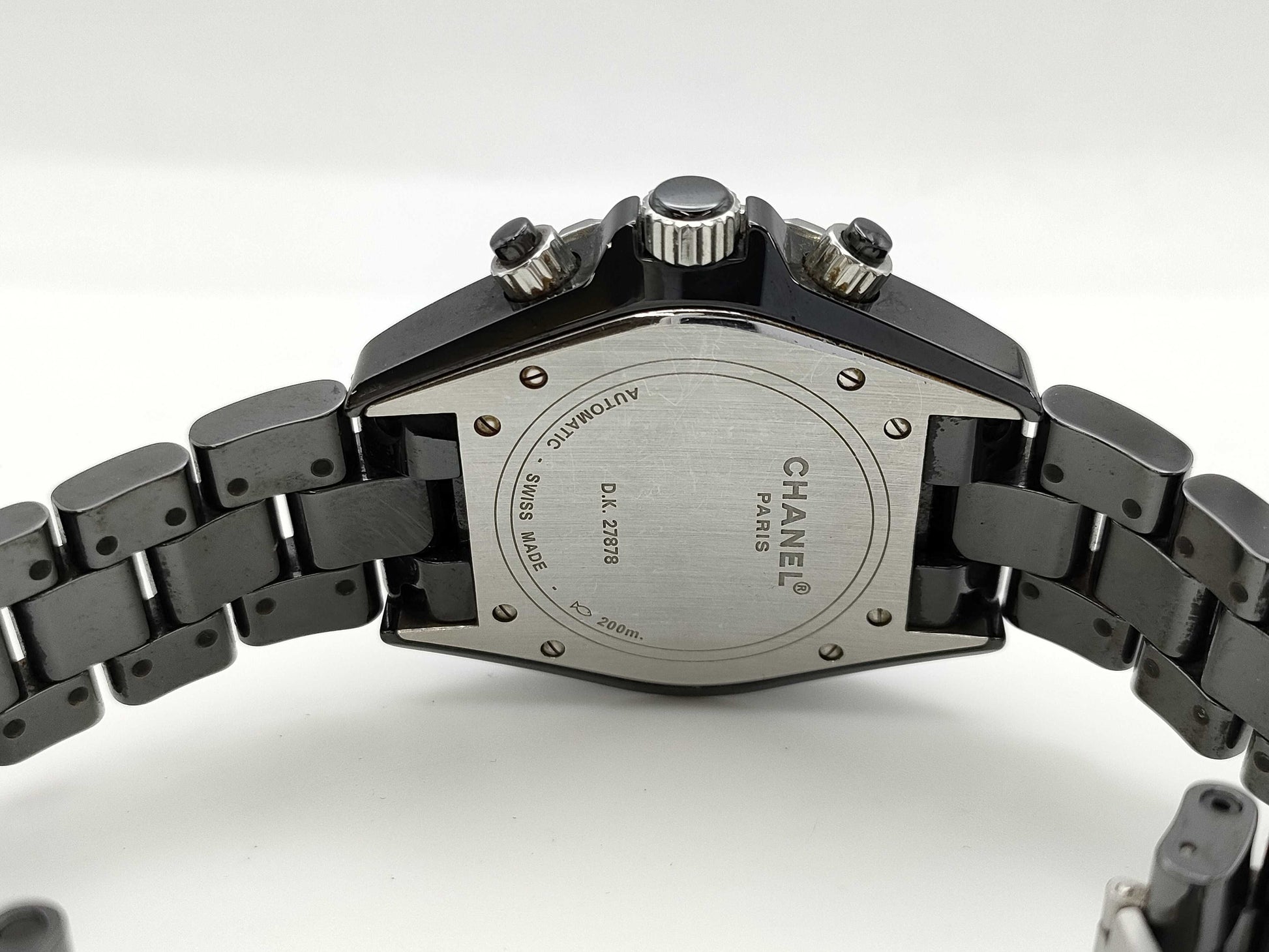 CHANEL J12 Chronograph H0940 DK27878 Black Dial Automatic Men's Watch