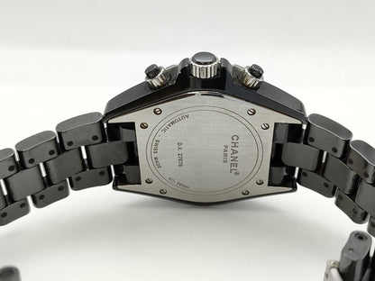 CHANEL J12 Chronograph H0940 DK27878 Black Dial Automatic Men's Watch