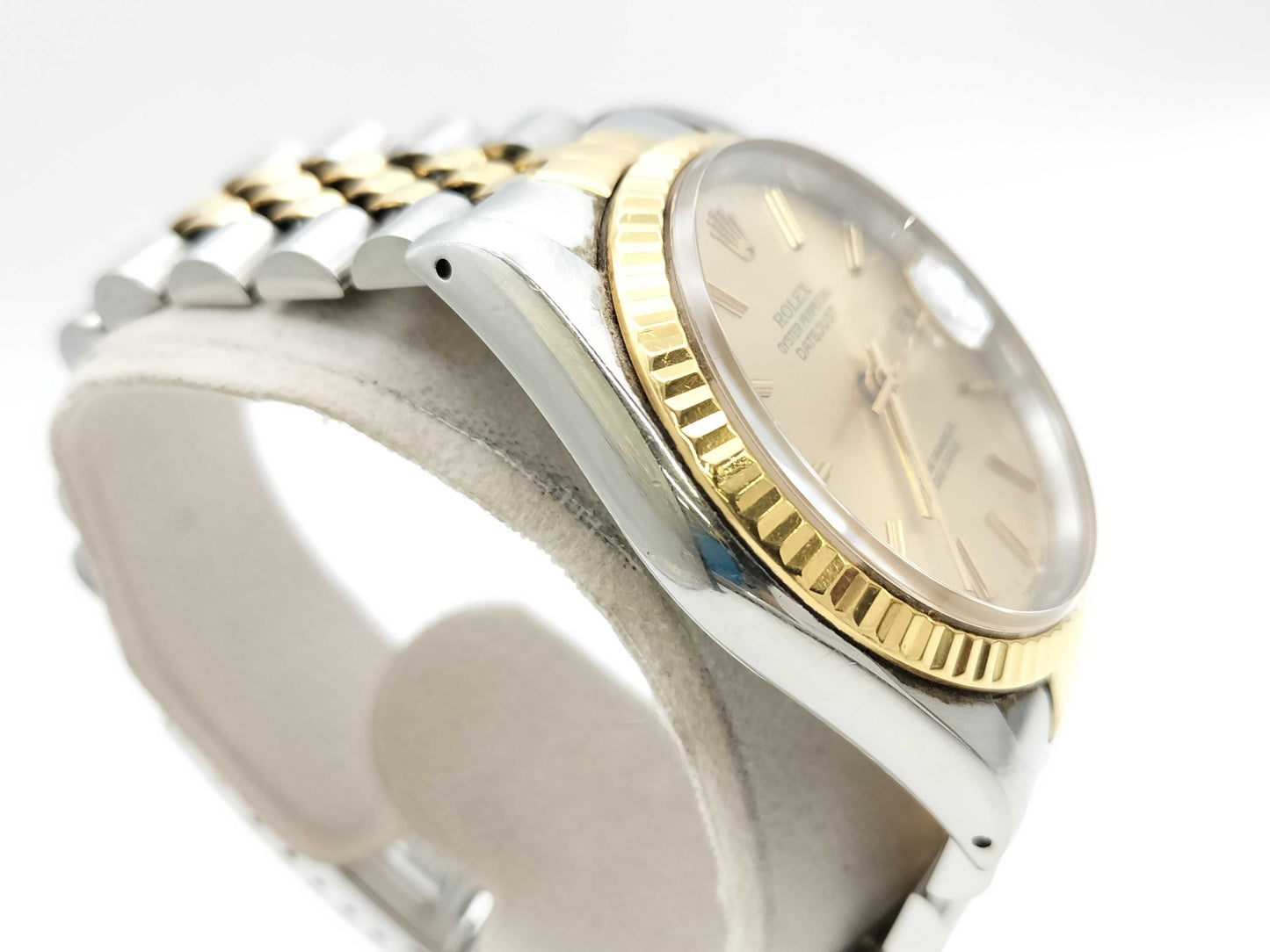 ROLEX Datejust 16233 E**0674 Champagne Dial Men's Watch