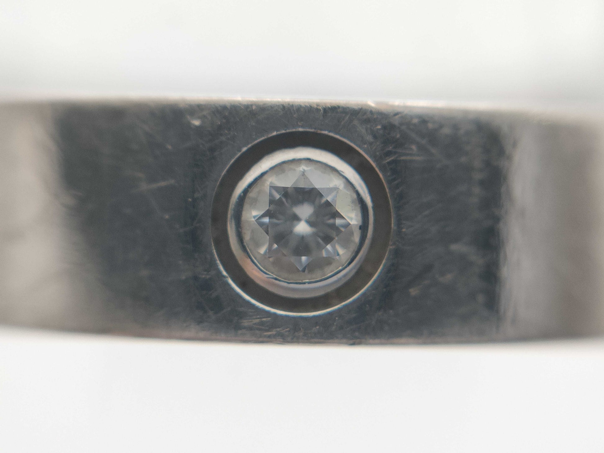 Cartier Mini Love #50 1PD WG 750 4.8g Ring 