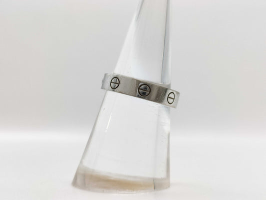 Cartier Mini Love #50 1PD WG 750 4.8g Ring 
