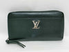 LOUIS VUITTON Zippy Lockme Long Wallet Black Serial Wallet