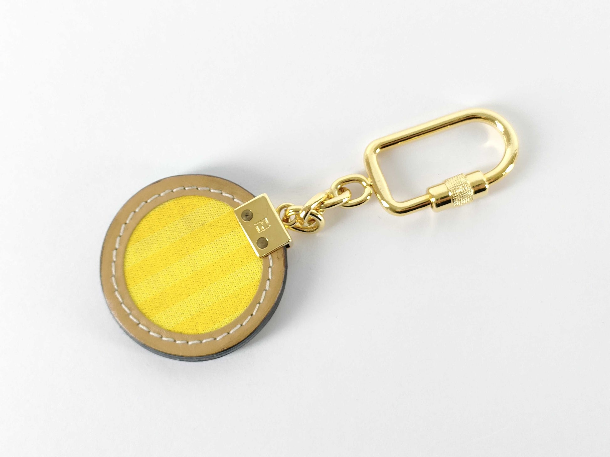 FENDI FF Pecan Keychain with Box