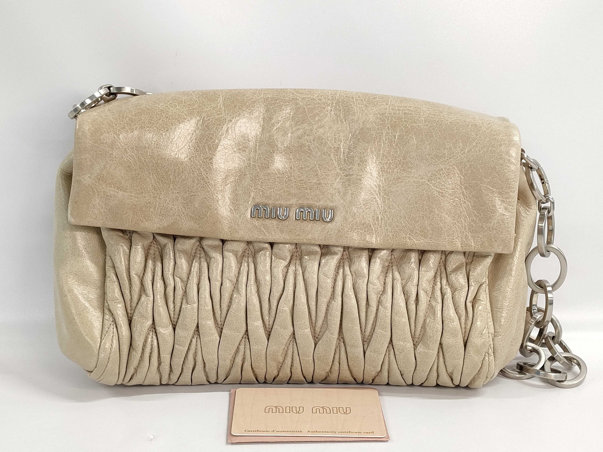 CHANEL Matelasse Shoulder Bag Miu Miu Shoulder Bag