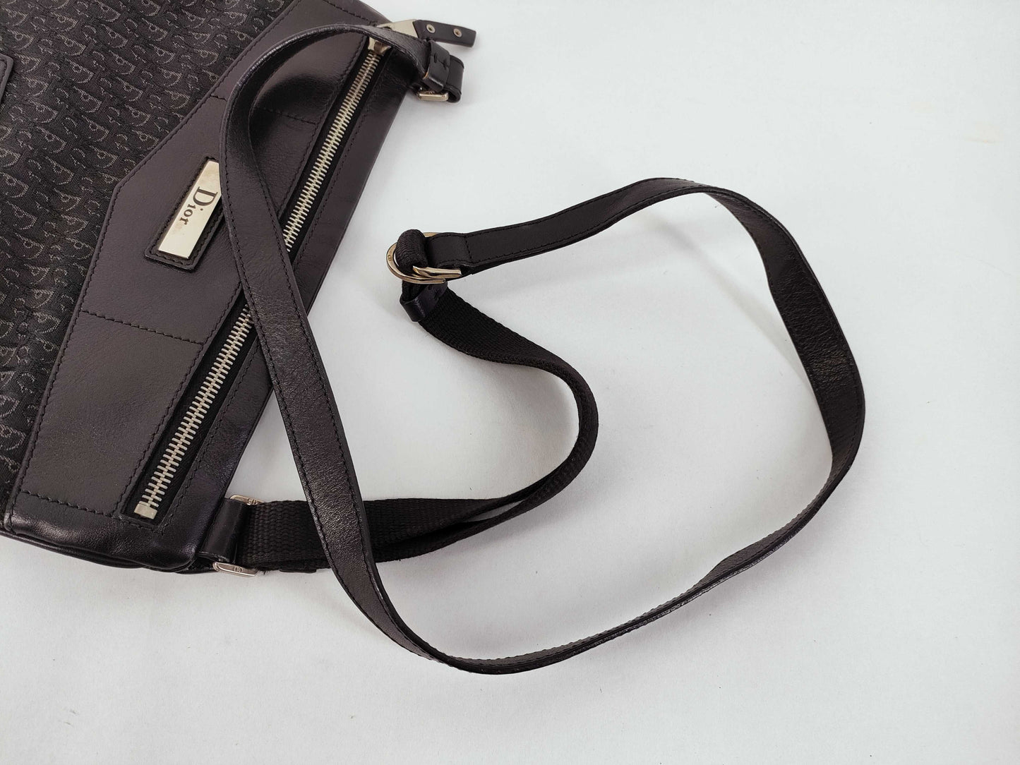 Dior Trotter Canvas/Leather/Shoulder Bag
