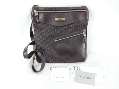 Dior Trotter Canvas/Leather/Shoulder Bag