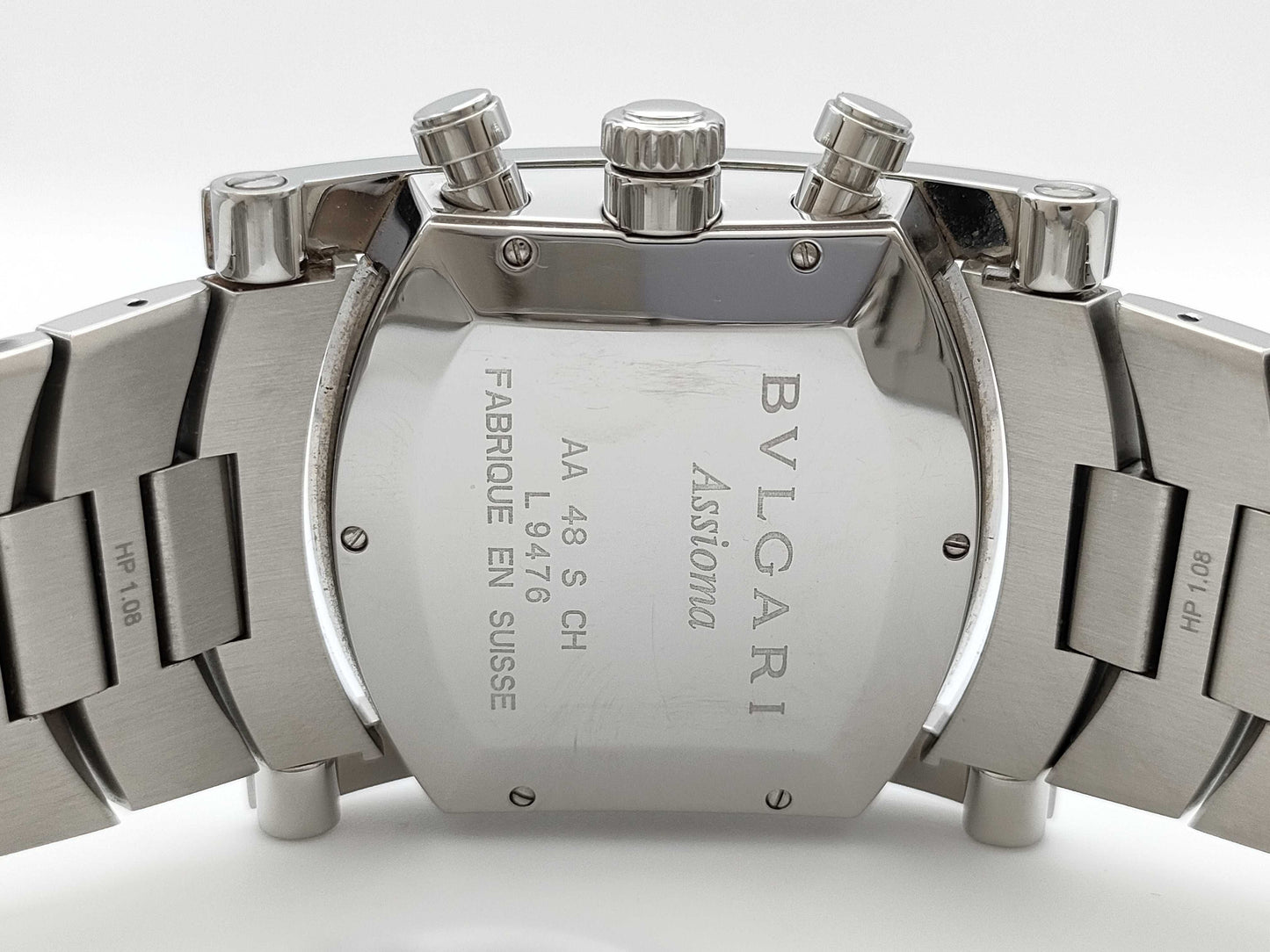 BVLGARI Assioma AA48SCH L9476 Automatic Black Dial Men's Watch