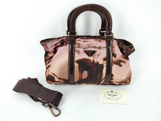 PRADA Nylon Prada 2-Way Handbag