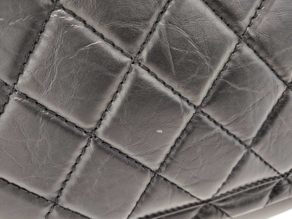 CHANEL 2.55 Lambskin Matelasse w Jumbo Shoulder Bag