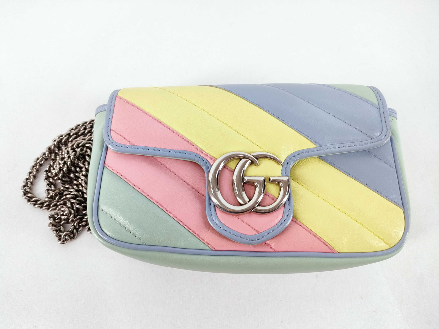 GUCCI GG Marmont Multicolor Leather Shoulder Bag 476433