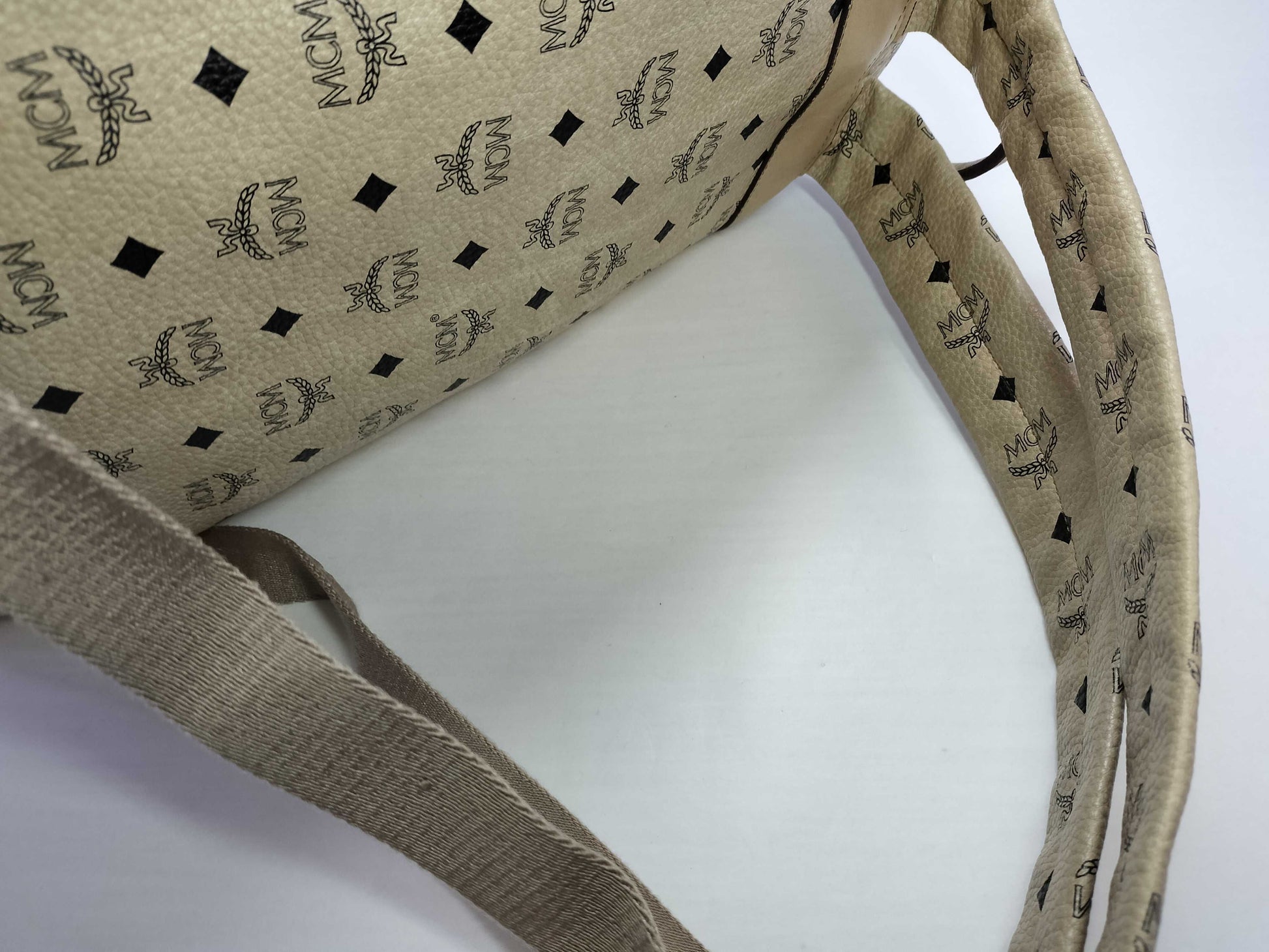 MCM Studded Stark Backpack in Visetos