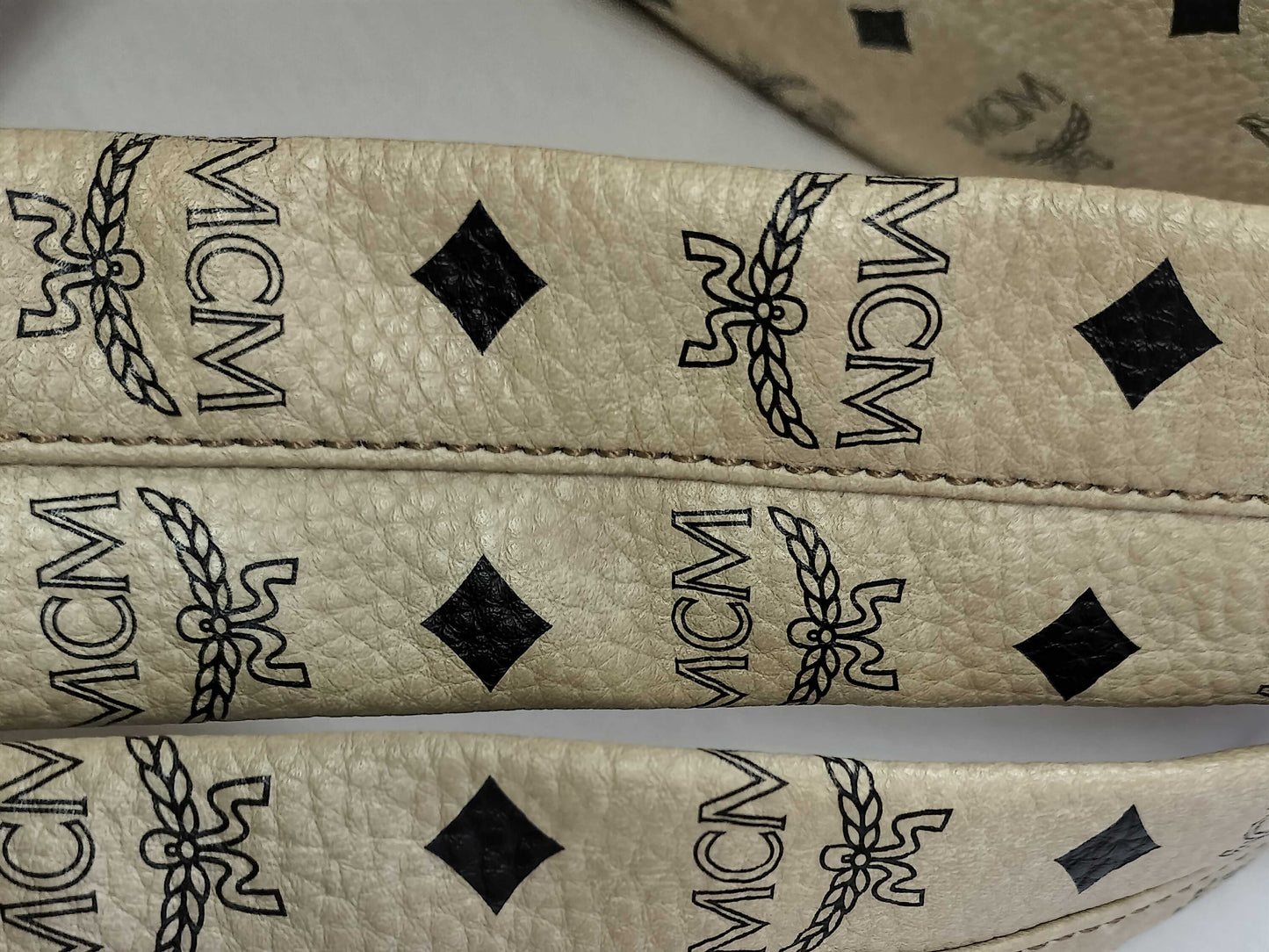 MCM Studded Stark Backpack in Visetos