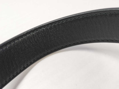 GUCCI Shoulder Bag, Horsebit, Black Calfskin, 764339