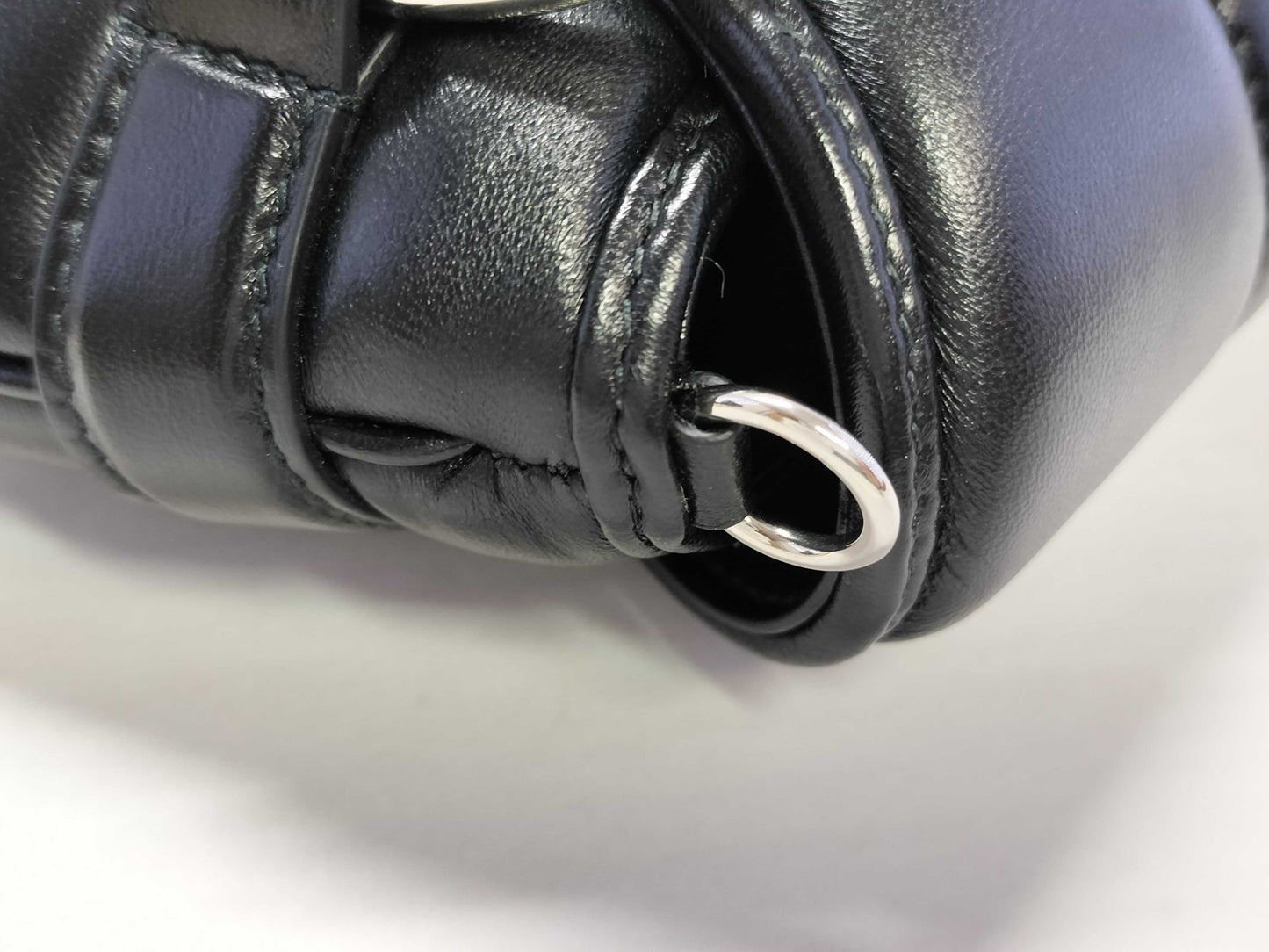 GUCCI Shoulder Bag, Horsebit, Black Calfskin, 764339