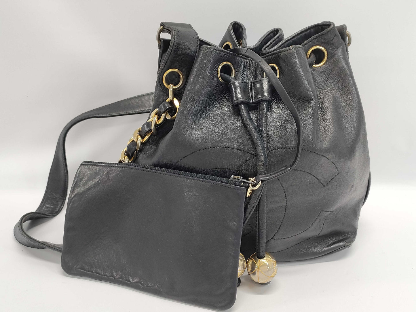 CHANEL CHANEL Drawstring Shoulder Bag Shoulder Bag