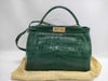 FENDI FENDI Peekaboo Crocodile Shoulder Bag