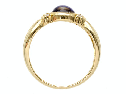 Iolite D0.06ct K18 2.9g Ring 