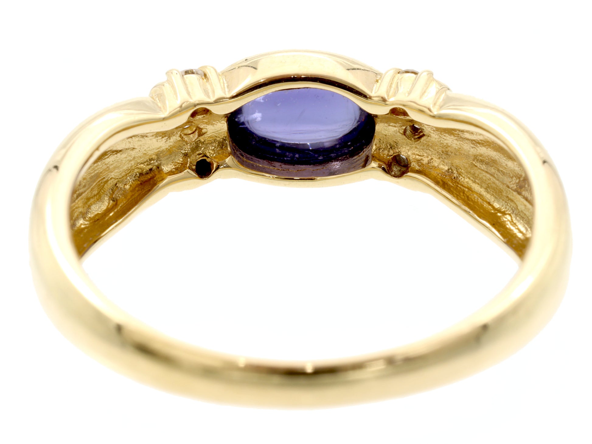 Iolite D0.06ct K18 2.9g Ring 