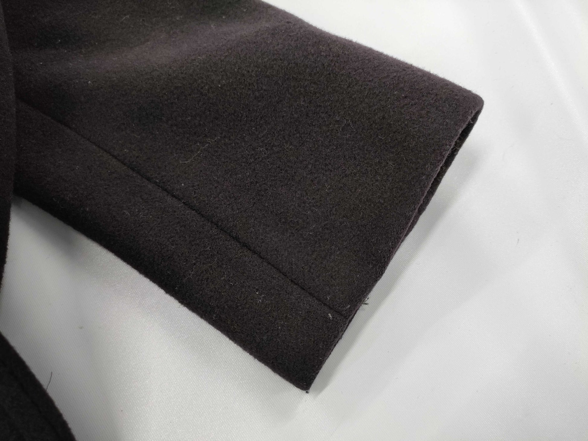 Burberrys Cashmere Blend Coat with Fur, Size 38, C-TK83 Coat