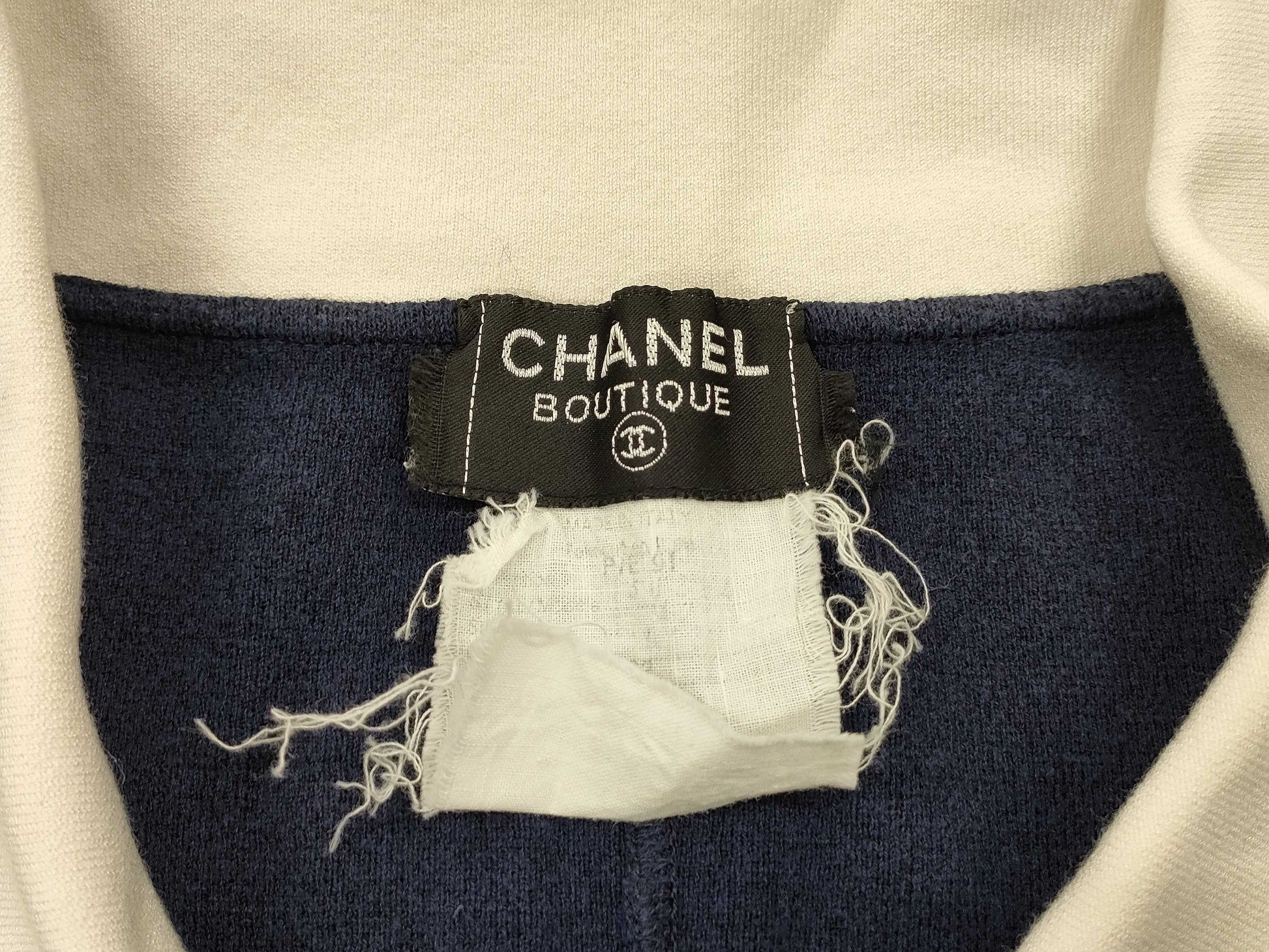 CHANEL BOUTIQUE Knit Dress with 12 Coco Mark Buttons