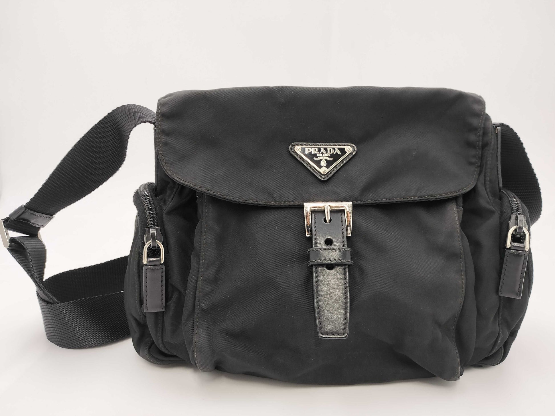 PRADA nylon shoulder bag